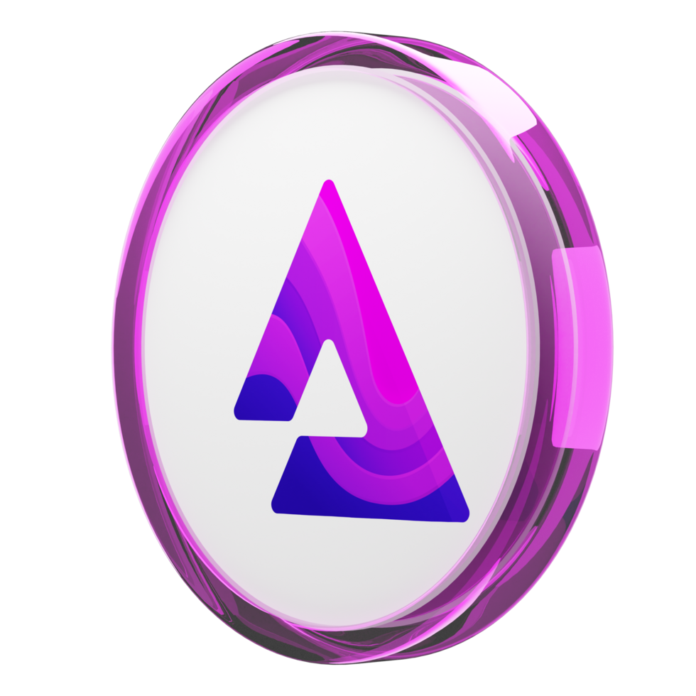 audius-audio-glass-crypto-coin-3d-illustration-free-png